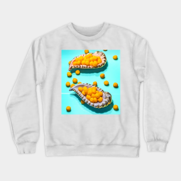 Cheese Balls Crewneck Sweatshirt by Noah Fecks